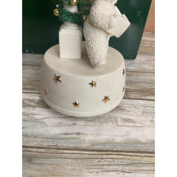 Department 56 Snowbabies “Perfect Harmony” Music Box Plays Silver Bells w/ Box - Picture 9 of 10